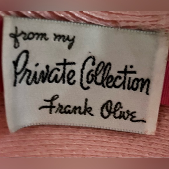 Frank Olive private collection wide brim hat.  Pink Frank Olive wide brim hat. - Picture 3 of 4